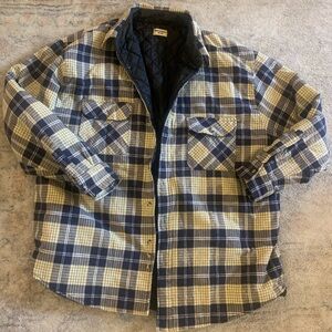 Northwest Blue Yellow/Navy Flannel Jacket-2XL